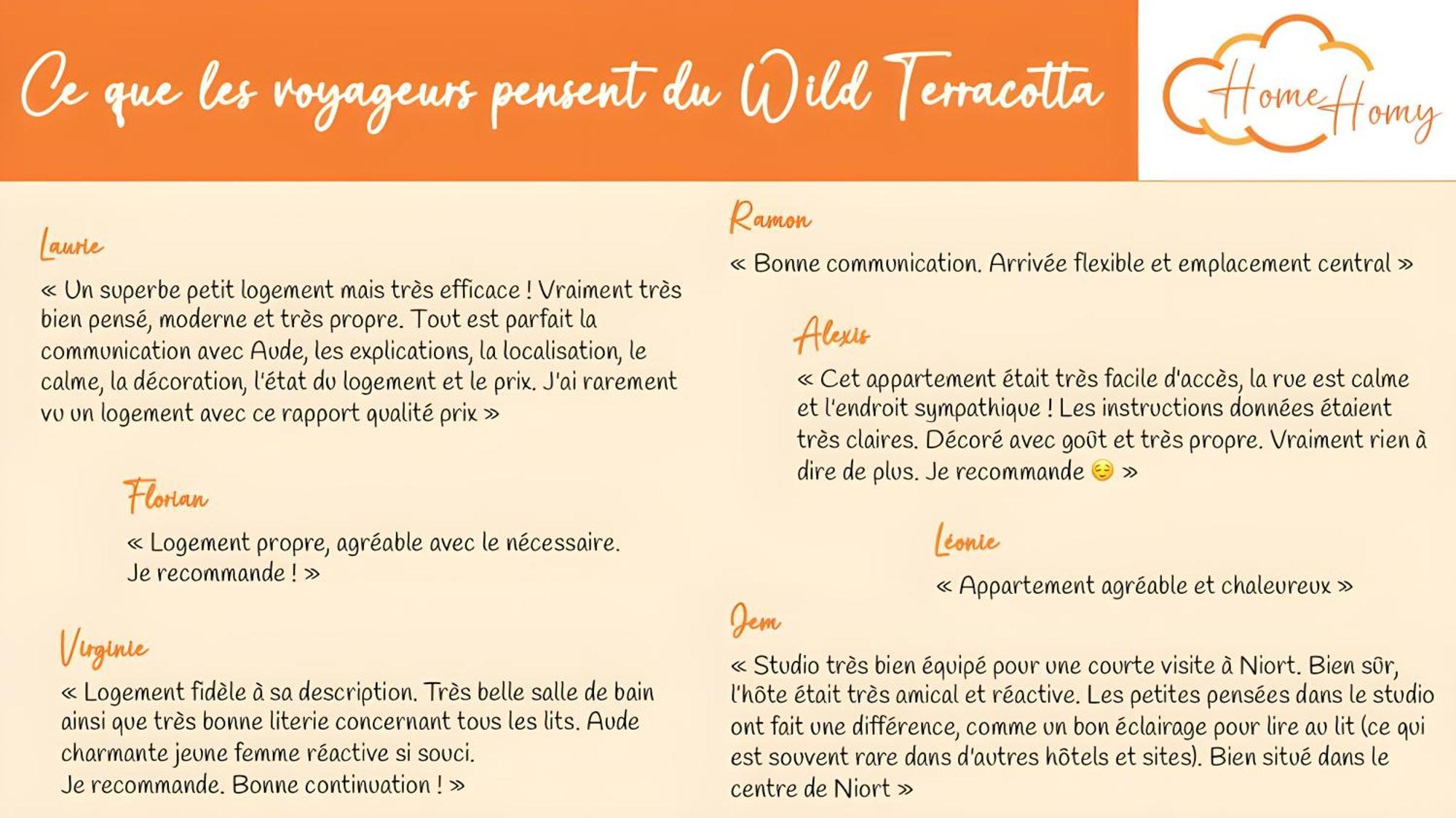 Le Wild Terracotta - Home Homy Niort Buitenkant foto